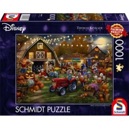 Puzzle Schmidt Spiele 1000 piezas Mickey & Minnie Festival de la Calabaza