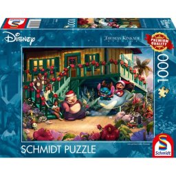 Puzzle Schmidt Spiele 1000 piezas Lilo & Stitch Navidad