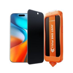 Cristal Templado Privacidad TORRAS iPhone 17 Pro Kit InstaFit Negro