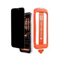 Cristal Templado Privacidad TORRAS iPhone 17 Negro con Kit InstaFit
