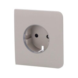 Tapa lateral Ajax SideCover Beige para enchufe inteligente tipo F