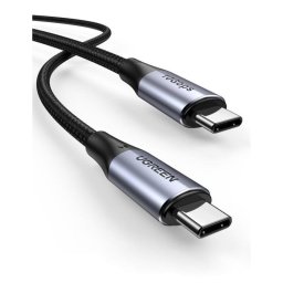 Cable USB-C a USB-C Ugreen 80150 USB 3.2 Gen 2 10 Gbit/s 100 W Negro