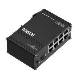 Switch Teltonika TSW030 8 Puertos RJ45 10/100 IP30 Carril DIN Aluminio