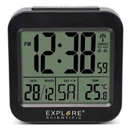 Reloj Despertador Digital Explore Scientific RDC-3006 LCD Retroiluminado