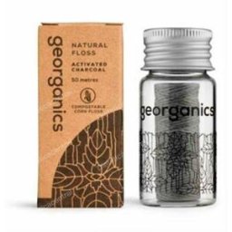 Georganics hilo dental carbon activado 50 m
