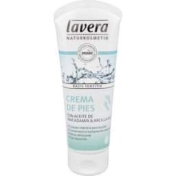 Lavera crema pies ac. macadamia+arcilla 75ml. bio
