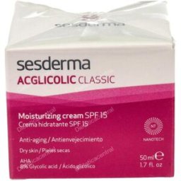 Sesderma acglicolic classic crema hidratante spf 15 50ml.