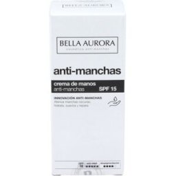 Bella aurora crema de manos tratamiento antimanchas 75ml.
