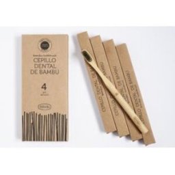 Irisana cepillo dental bambu con carbon activado 4uds ir01