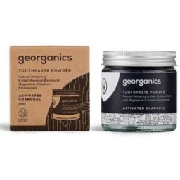 Georganics dentifrico mineral carbon activado polvo 60ml.