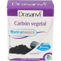 Drasanvi nutrabasics carbon vegetal 60cap.