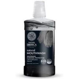 Natura siberica enjuague bucal natural carbon de bambu 520ml.
