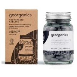 Georganics dentifrico mineral carbon activado 120comp eferves