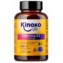 Kinoko life vitamina d 4000 iu 365 cap.