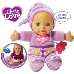 Muñeca interactiva VTech Little Love Mon Bébé À Bercer 32 cm sensor movimiento