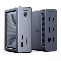 Dock Ugreen CM923 10 en 1 USB HDMI Ethernet Lector de Tarjetas