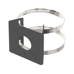 Soporte de Poste Uniview para Cámaras Bullet Negro
