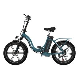 Bicicleta Eléctrica Koolux Kl6s Motor 750 W Batería 48 V 13 Ah 20" Azul