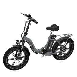Bicicleta Eléctrica Koolux BK6S 4.0 Motor 750 W Batería 48 V 13 Ah 20" Gris