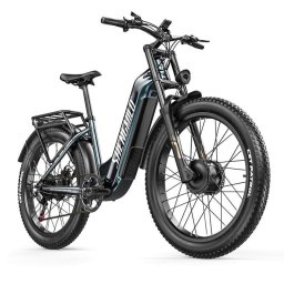 Bicicleta Eléctrica Shengmilo S700 Pro Doble Motor 2000 W Batería 48 V 25 Ah