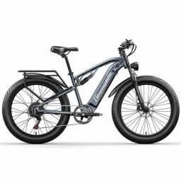 Bicicleta eléctrica Shengmilo MX05 motor 500 W batería 48 V 17,5 Ah 26" neumáticos freno hidráulico