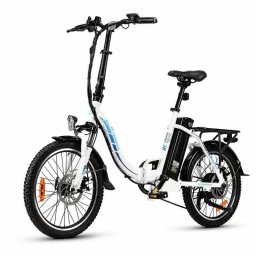 Bicicleta Eléctrica Plegable Kaisda K7 250 W Batería Extraíble 36 V 13 Ah Autonomía 65 km