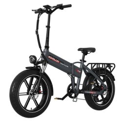 Bicicleta Eléctrica Koolux X12 Motor 500 W Batería 48 V 13 Ah Neumáticos 20