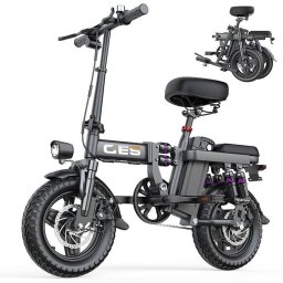 Bicicleta Eléctrica Plegable Toofly GE5 250 W 48 V 15 Ah 14