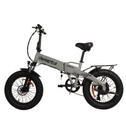 Bicicleta Eléctrica Doblable Univercycle B1 48V 250W 20" Neumáticos Anchos