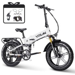 Bicicleta Eléctrica Vitilan i7 Pro 3.0 Batería 48 V 20 Ah 20" Autonomía 90 km