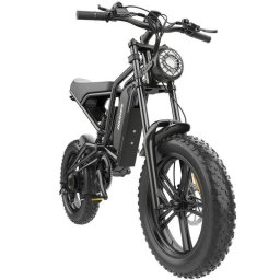 Bicicleta Eléctrica Hidoes B6 1200W Batería 48V 15Ah Neumáticos Gruesos 20