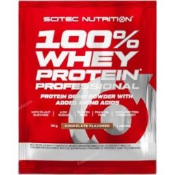 Scitec nutrition 100% whey protein prof. 30g crema de cacahuete
