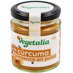 Vegetalia curcuma+pimienta negra polvo 80gr. bio