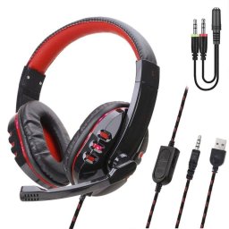 Auriculares Dam Electronics SY733MV con cable jack 3,5 mm Gaming y micrófono Negros