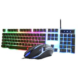 Teclado y Ratón Dam Electronics CMK-158 USB Retroiluminado 3200 DPI RGB