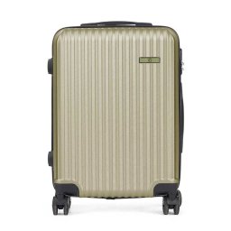 Dam Maleta Trolley De Cabina En Abs, Ligera Y Resistente. Diseño Listón. 23x38x57 Cm. Color: Verde