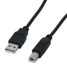 Cable USB 2.0 A/B MCL 2 m Negro Macho/Macho