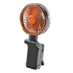 Mini Ventilador Dam Electronics A20 6W 4 Velocidades Motor Sin Escobillas LED Pinza Batería 5200mAh