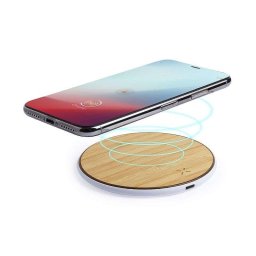 Cargador inalámbrico Dam Electronics Nature Bambú 10W