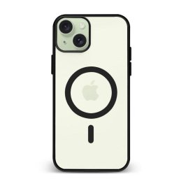 Funda para móvil Dam Electronics Carcasa híbrida Silicona y PVC Transparente para iPhone 15 Plus