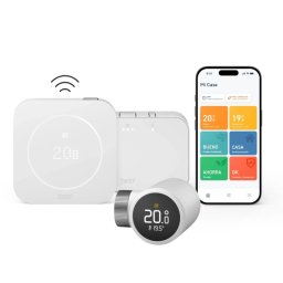 Termostato Inteligente Inalámbrico X - Kit de Inicio (2a Gen) + 1 Cabezal X