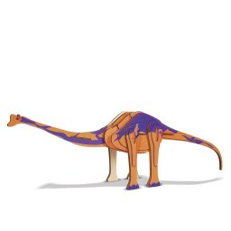 Puzzle 3D Madera XL Amargasaurus Dam Electronics 39 Piezas 50 cm