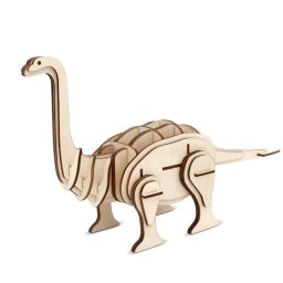 Puzzle 3D Madera Dam Electronics Brontosaurio 41 Piezas 34,2 x 9,2 x 18,2 cm