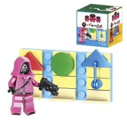 Bloques de construcción Squid LK2 32 Piezas Vigilante Triángulo Diorama