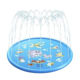 Splash Pad Dam Electronics Juguete Inflable Aspersor de Agua 100 cm Diseño Delfín
