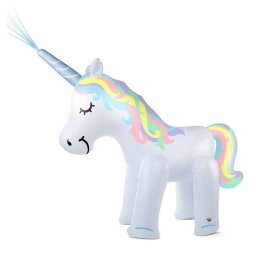Unicornio hinchable Dam Electronics gigante con aspersor de agua 220 x 120 cm