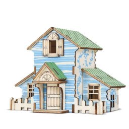 Puzzle 3D Madera Dam Electronics Cabaña en el Bosque 22 Piezas 137 x 91 x 105 mm