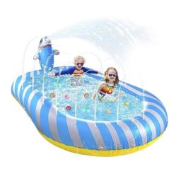 Piscina Inflable con Aspersores y Foca que Escupe Agua Dam Electronics 170 x 110 cm