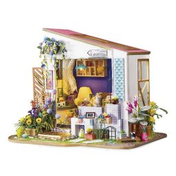 Casa de Muñecas Dam Electronics Porche de Lilys 165 Piezas Montar y Pintar LED