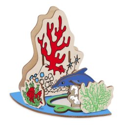 Puzzle 3D Madera Dam Electronics Parque Marino Delfines 22 Piezas